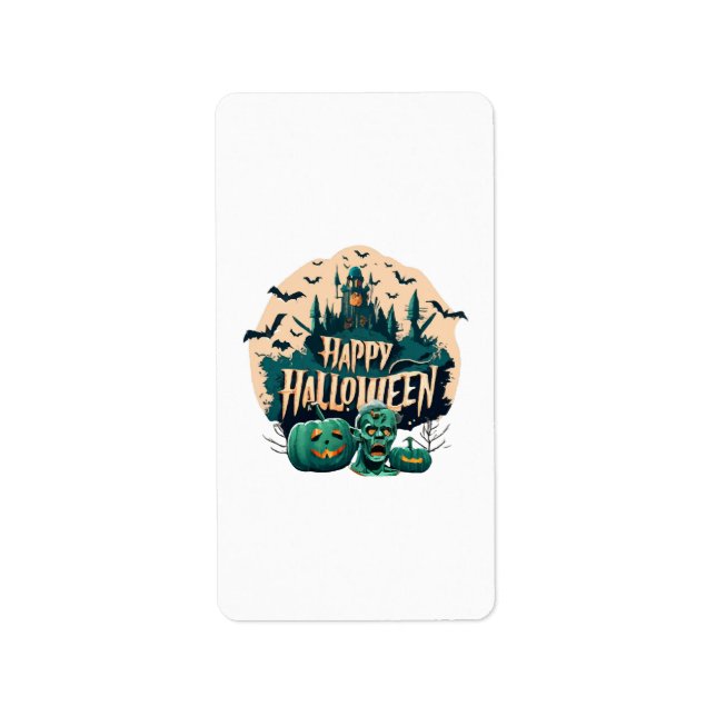 Happy Halloween Label (Front)