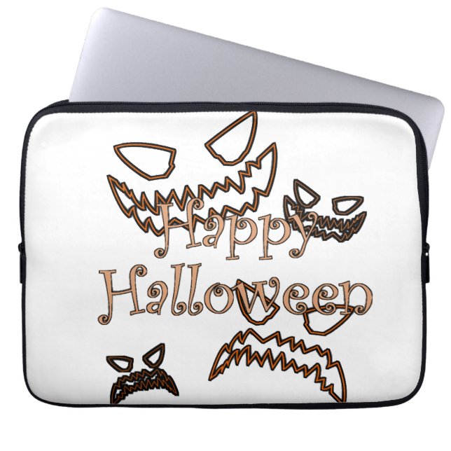 happy Halloween Laptop Sleeve (Front)