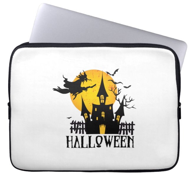 Happy Halloween Laptop Sleeve (Front)