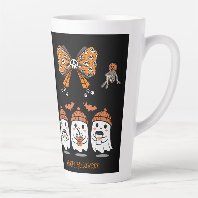 Happy Halloween Latte Mug (Right)