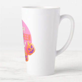 Happy halloween latte mug