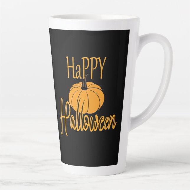 Happy Halloween Latte Mug (Right)