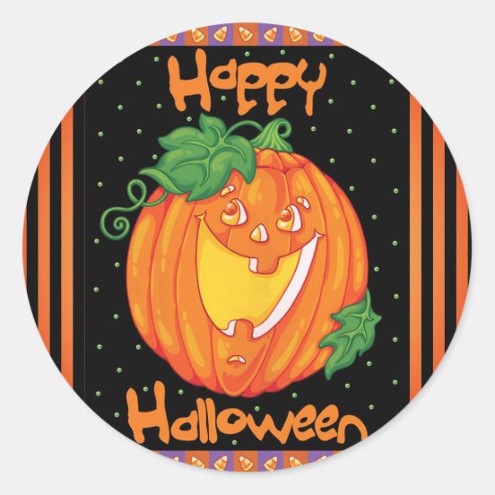 Funny Halloween Stickers & Labels | Zazzle UK