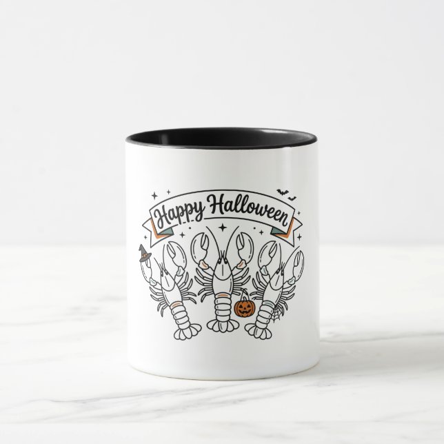 Happy Halloween Lobsters Mug (Center)