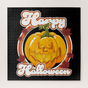 Happy Halloween logo Jigsaw Puzzle