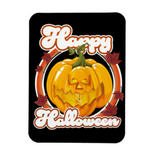 Happy Halloween logo Magnet