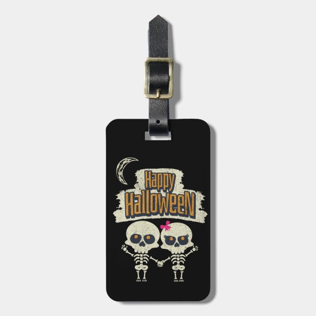 Happy Halloween Luggage Tag (Front Vertical)