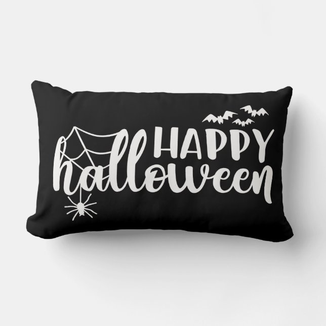 Happy Halloween Lumbar Cushion (Front)