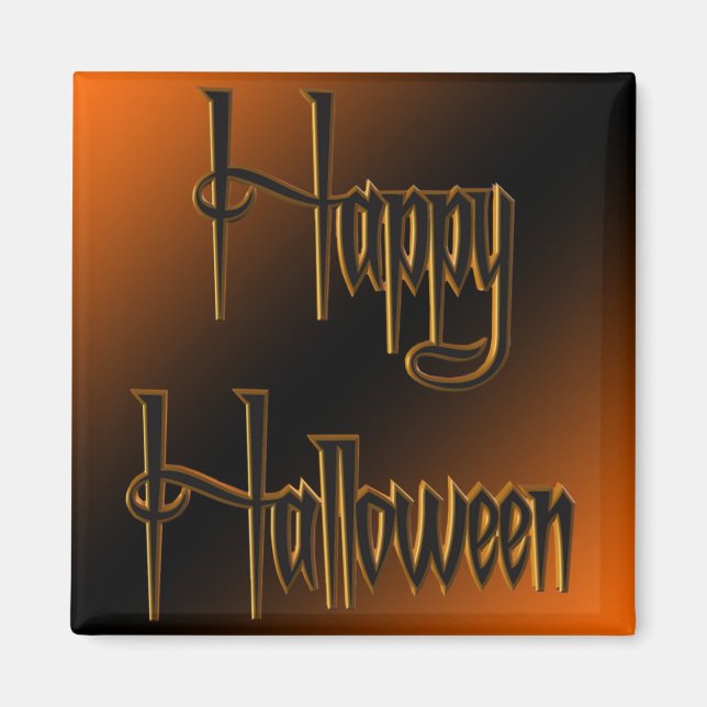 Happy Halloween Magnet (Front)