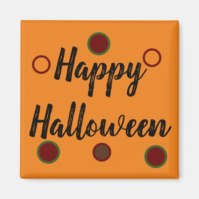 Happy Halloween Magnet (Front)