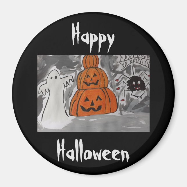 Happy Halloween Magnet (Front)