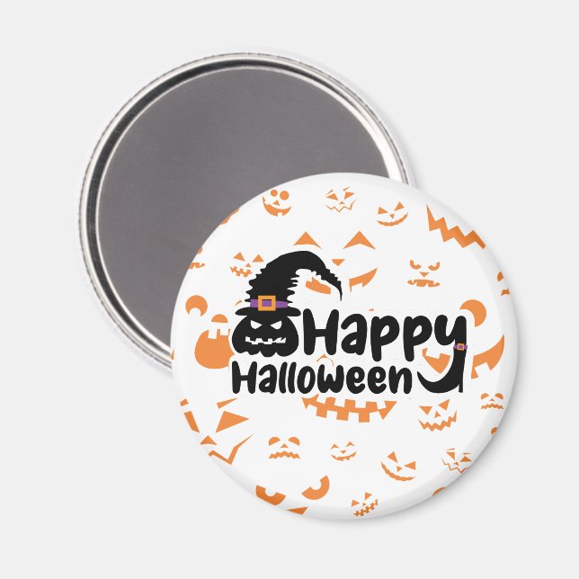 Happy Halloween Magnets 2024 For Kitchen Decor (Front/Back)