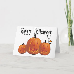 Happy Halloween MEDICAL T-shirts Card
