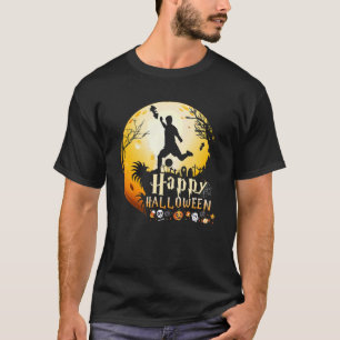 Happy Halloween Men Boys Soccer Halloween Sport T-Shirt