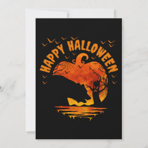 HAPPY HALLOWEEN MEN WOMEN KIDS COSTUME INVITATION