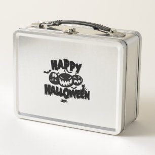 Happy Halloween Metal Lunch Box