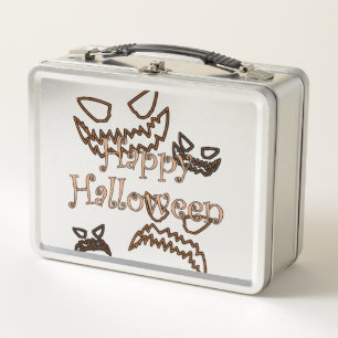 happy Halloween Metal Lunch Box