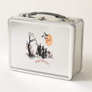 Happy Halloween Metal Lunch Box