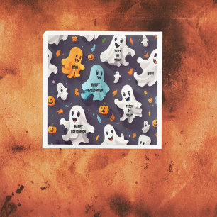 Happy Halloween Mini Ghosts Napkin