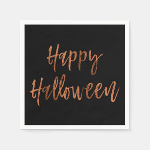 Happy Halloween Modern Halloween Napkins