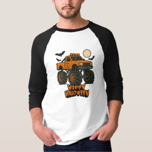 Happy halloween Monster truck T-Shirt