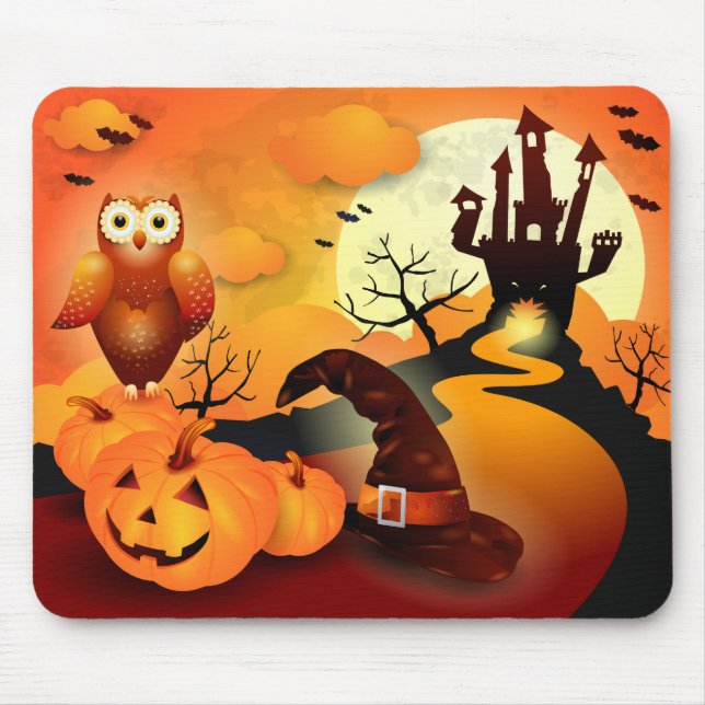 Happy Halloween! Mouse Mat (Front)