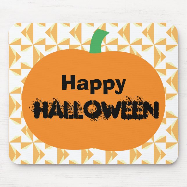 Happy Halloween Mouse Mat (Front)