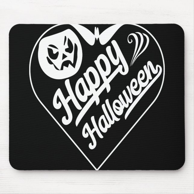 Happy halloween mouse mat (Front)