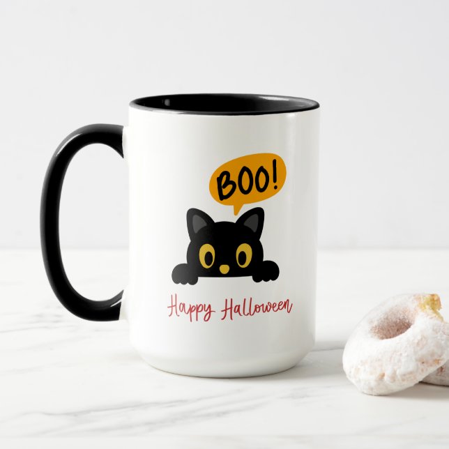 Happy Halloween Mug (With Donut)