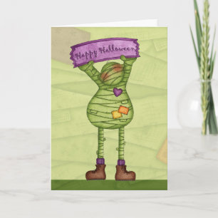 Happy Halloween Mummy - Greeting Card