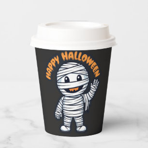 Happy Halloween mummy sympathetic Paper Cups
