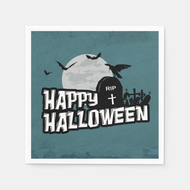 Happy Halloween Napkin (Front)