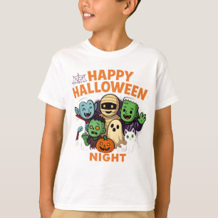 Happy Halloween Night Unisex Clothes Male Female T-Shirt