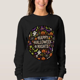 Happy Halloween Nights Cute Pumpkin Ghost. Sweatshirt