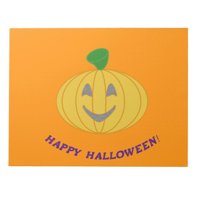 Happy Halloween Notepad (Front)