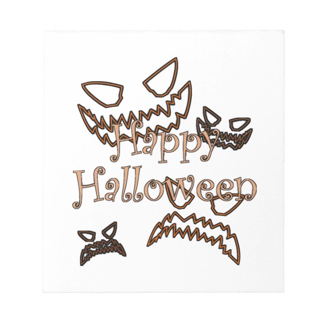 happy Halloween Notepad (Front)
