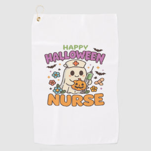 Happy Halloween Nurse Shirt – Cute Spooky Medical Golf Towel