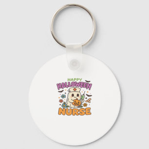 Happy Halloween Nurse Shirt � Cute Spooky Medical  Key Ring