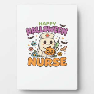Happy Halloween Nurse Shirt � Cute Spooky Medical  Plaque