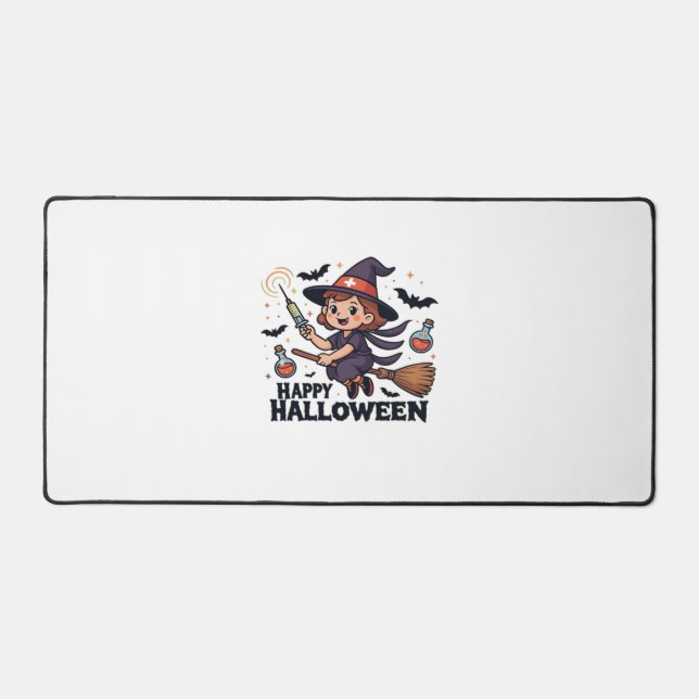 Happy Halloween Nurse Shirt – Spooky Cute Medical  Desk Mat (Front)