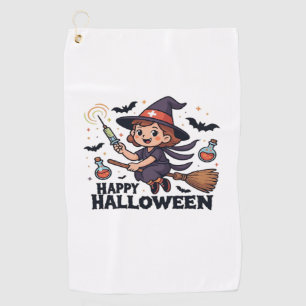 Happy Halloween Nurse Shirt – Spooky Cute Medical Golf Towel