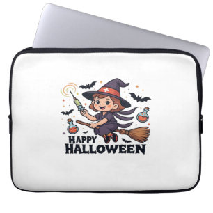 Happy Halloween Nurse Shirt – Spooky Cute Medical Laptop Sleeve