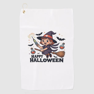 Happy Halloween Nurse Shirt Spooky Cute Medical W Golf Towel