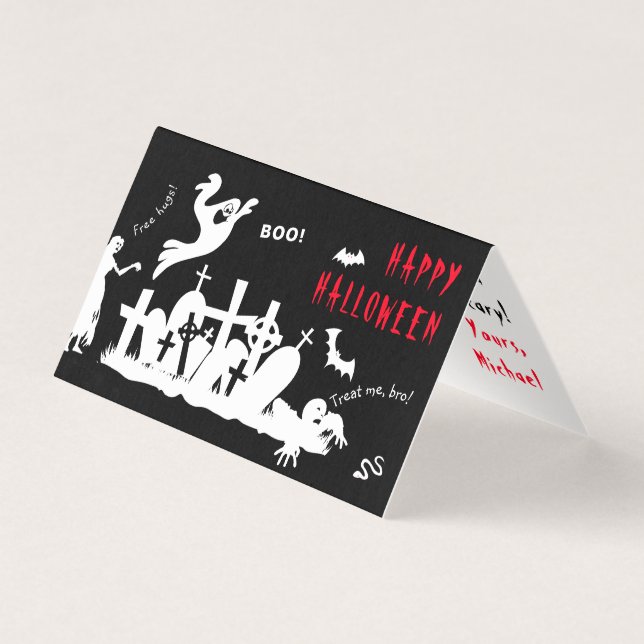 Happy Halloween one-of-a-kind funny (Front)