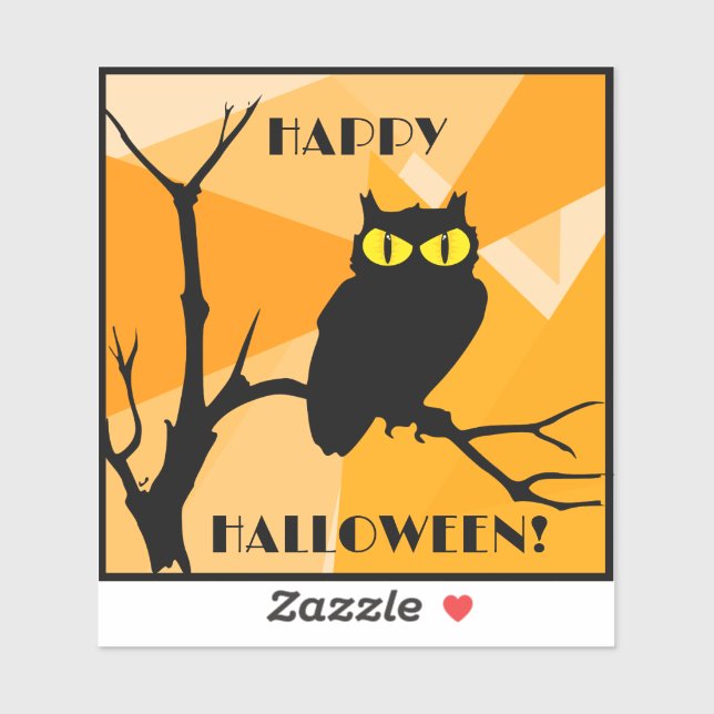 Happy Halloween Orange Black (Sheet)