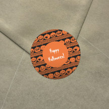 Happy Halloween Orange Pumpkin Jack O Lantern