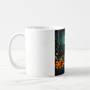 Happy Halloween Orange Pumpkin Mug