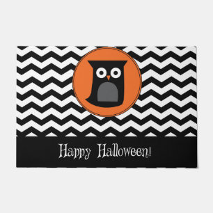 Happy Halloween Owl Doormat