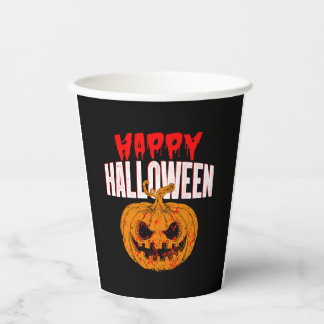 Happy Halloween Paper Cups