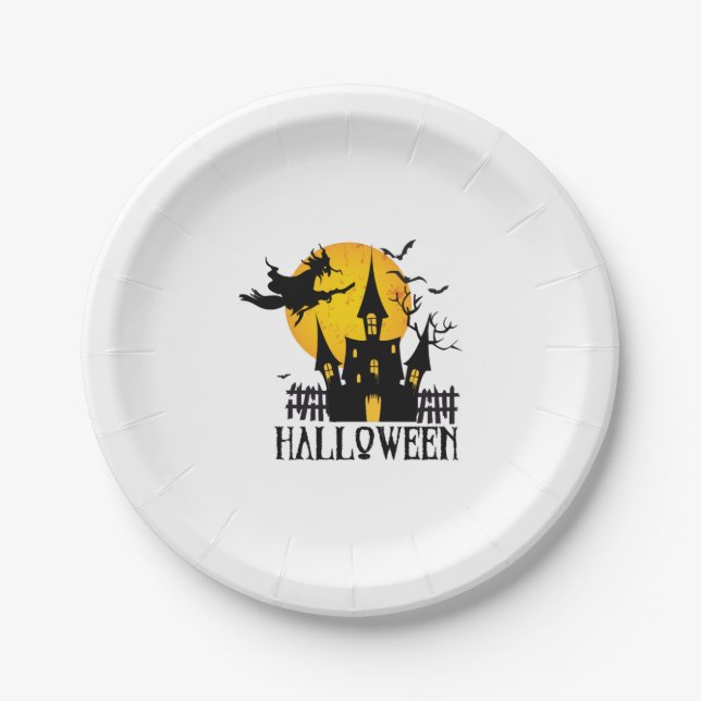 Happy Halloween         Paper Plate (Front)